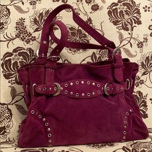 DESMO GENUINE SUEDE BAG! NEVER BEEN USED!